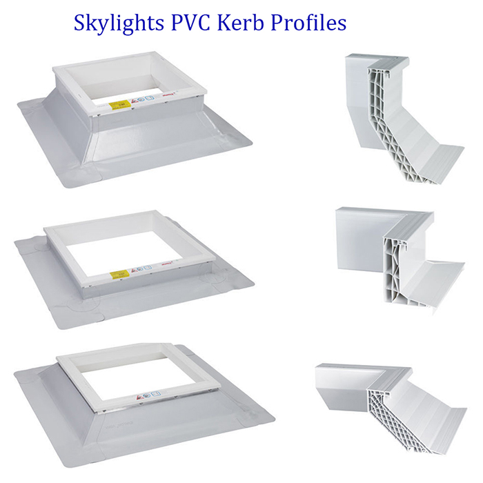 Logement Therma Therma Curb Profils PVC Skylight Curb Profils