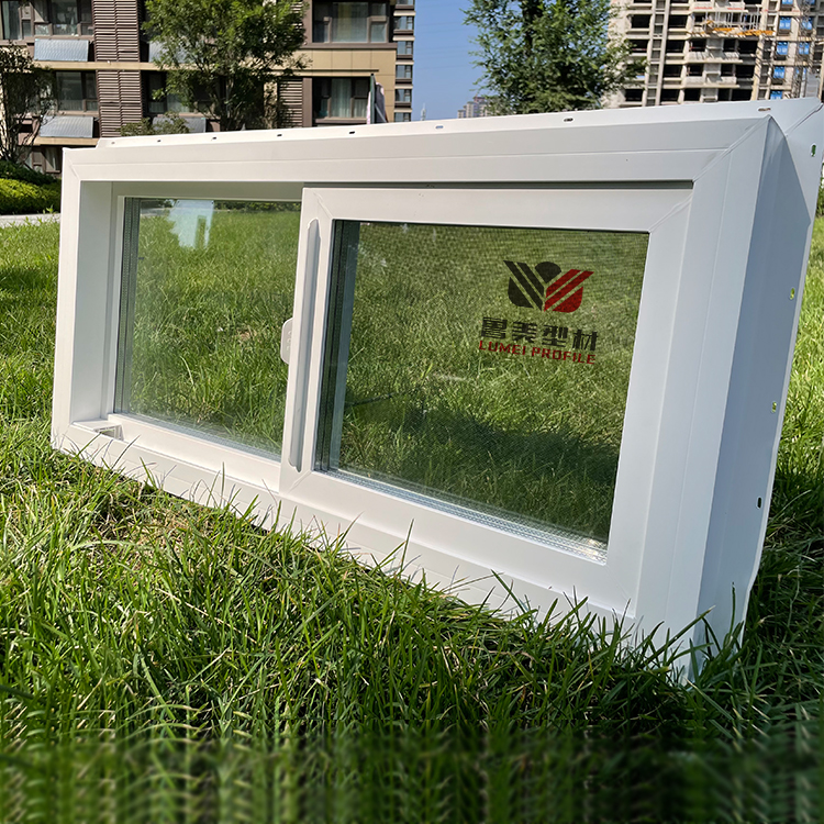 PVC de taille personnalisée PVC Balcon de glissement de glissade Fenêtre et porte UPVC 