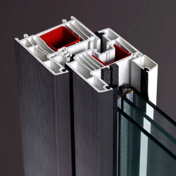 Profilé PVC de protection contre la résistance aux UV pour fenêtres et portes